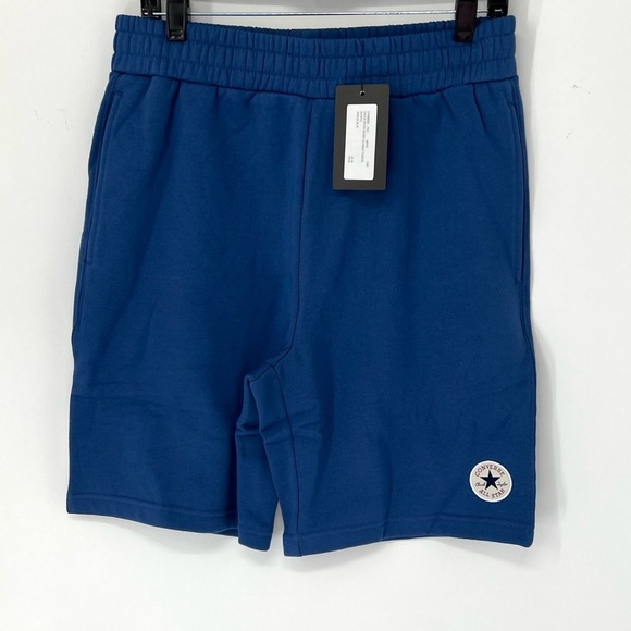 Converse Other - Converse All Star NWT Blue fleece Shorts men’s medium